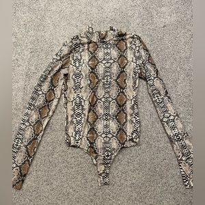 Snake-skin Bodysuit